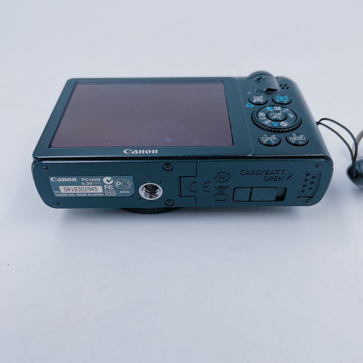 12A007 CANON キャノン デジタルカメラ power shotS90 PC1429 レンズ6.0-22.5mm 1:2.0-4.9 充電器 取説付 通電確認済_画像4