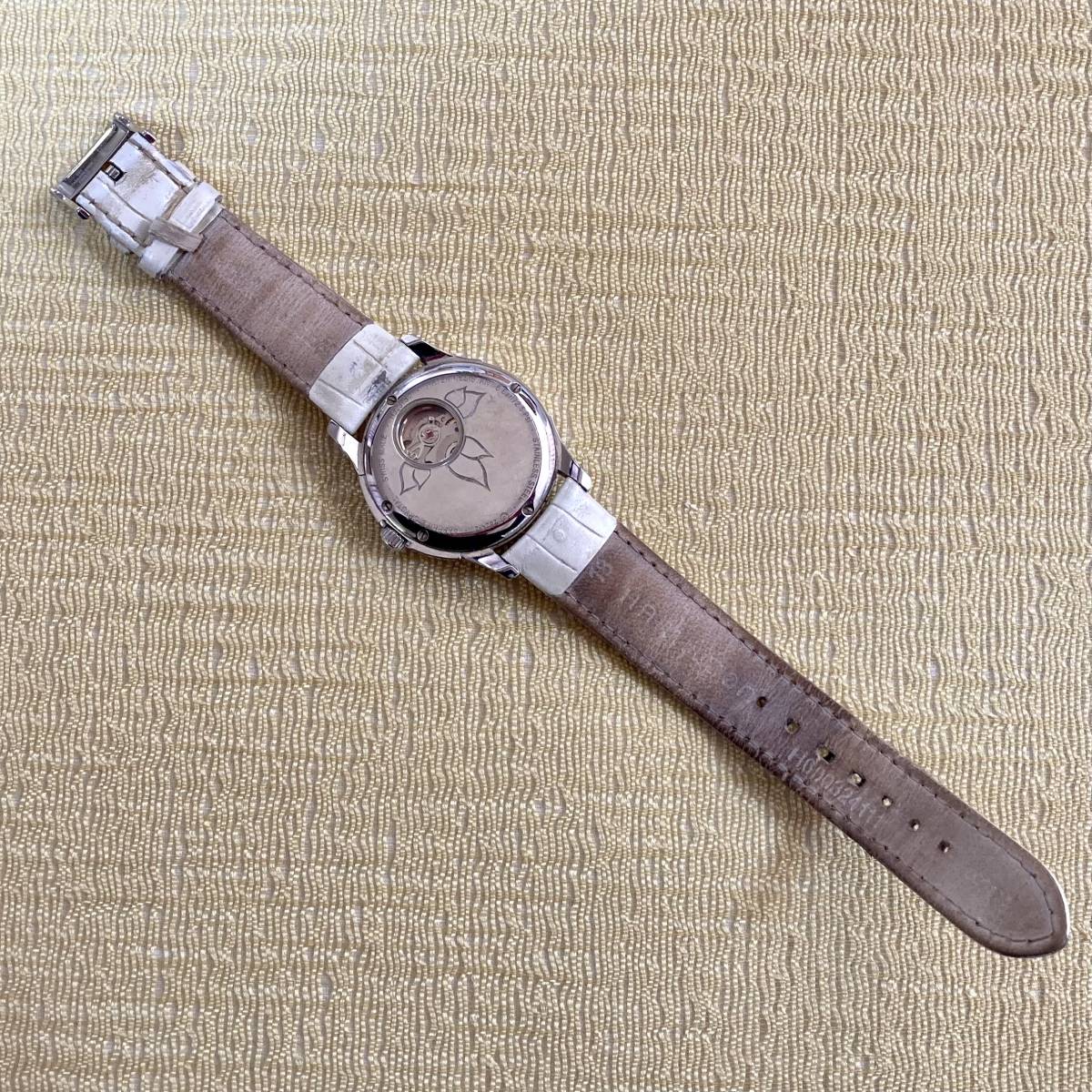 ハミルトン 腕時計 オートレディ ジャズマスター 自動巻き ホワイトH323650 レディース HAMILTON_画像6