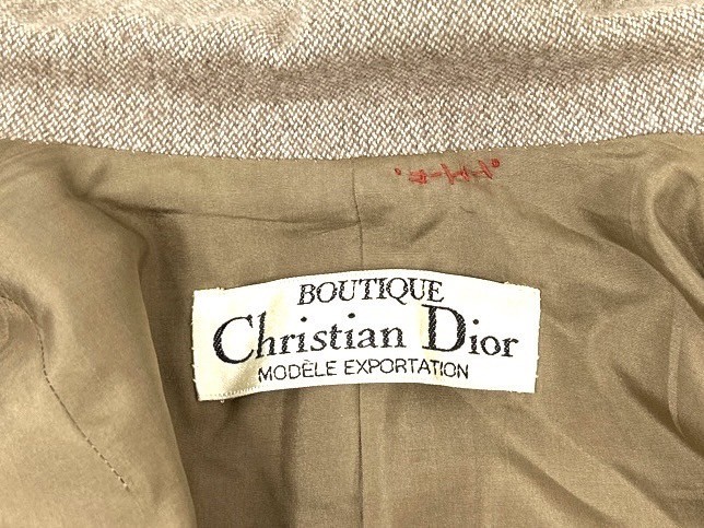 E180-ST7-470 Christian Dior BOUTIQUE クリスチャンディオール ジャケット アウター レディース③_画像3