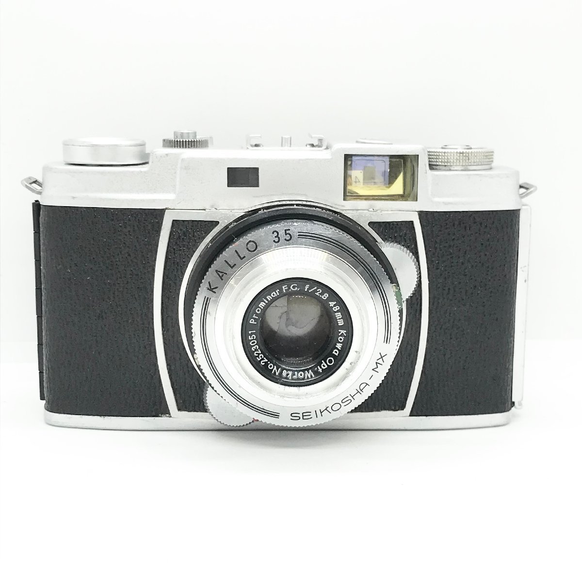 【動作確認済！】 KOWA KALLO35 SEIKOSHA-MX F2.8 48mm カロワイド 1955 年発売 フィルムカメラ【2288184-1/210】_画像2