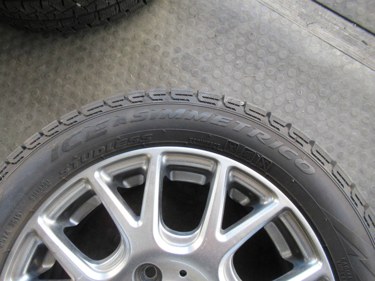 アルミホイール付スタッドレスタイヤ　１５５／６５Ｒ１４ ７５Ｑ　２－⑩_画像4