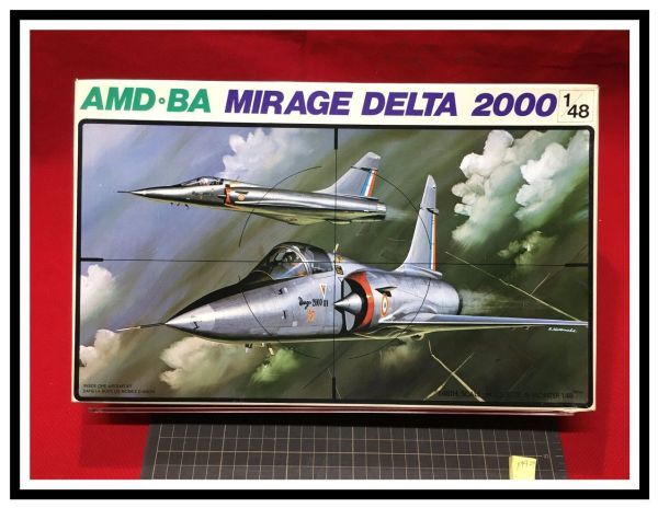p4427『プラモデル』『1/48 AMD-BA ダッソーミラージュ2000 超音速戦闘機 [4035]』ツクダホビー　未組立_画像1