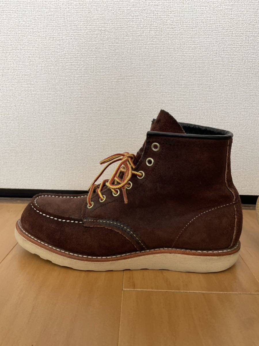 ☆ Redwing レッドウィング 8878 スエード アイリッシュセッター size US7 2/1 (25.5cm) 茶 ジャワ ミュールスキナー モックトゥ ブーツ_画像2