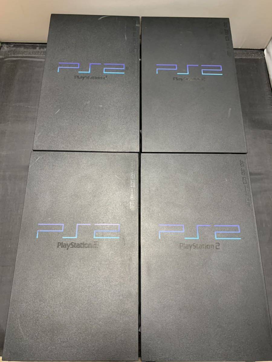 PS2 PlayStation2 本体ブラック 厚型 SCPH-39000 2台SCPH-10000/SCPH-18000 薄型SCPH-75000 ホワイト2台SCPH-70000 ジャンク　1円スタート_画像5