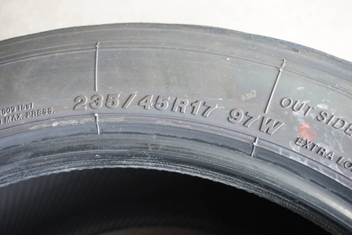 【1円売切り】YOKOHAMA ADVAN A052 235/45R17 97W 4本セット 23年5週 ヨコハマタイヤ アドバン_画像9