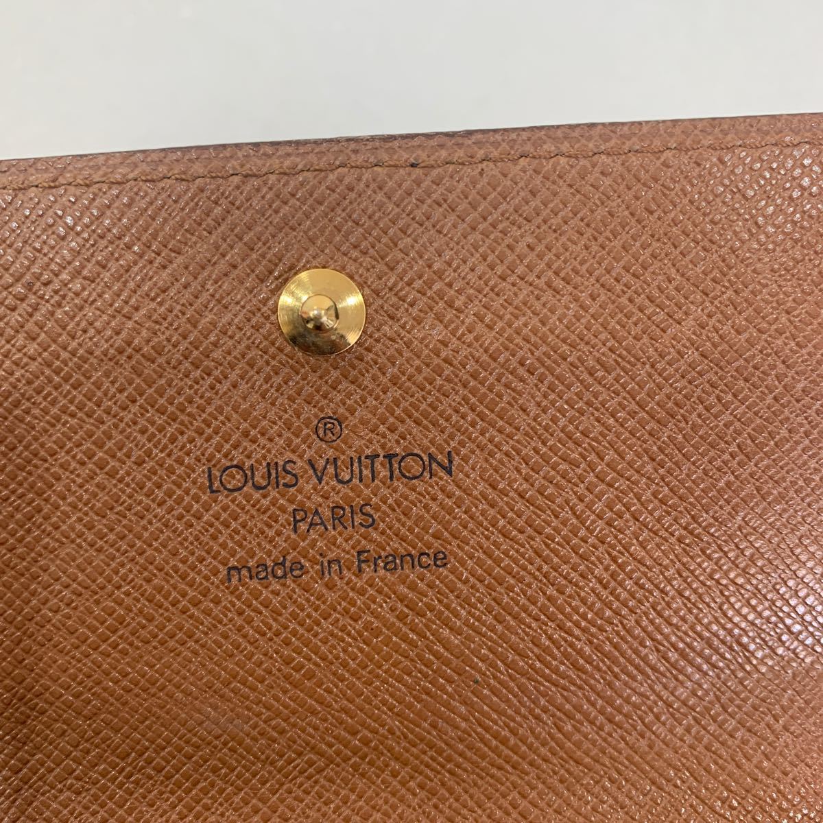 QW3202 LOUIS VUITTON ルイヴィトン LV ポルトフォイユ エリーズ Wホック 二つ折り財布 財布 モノグラム 1226の画像6