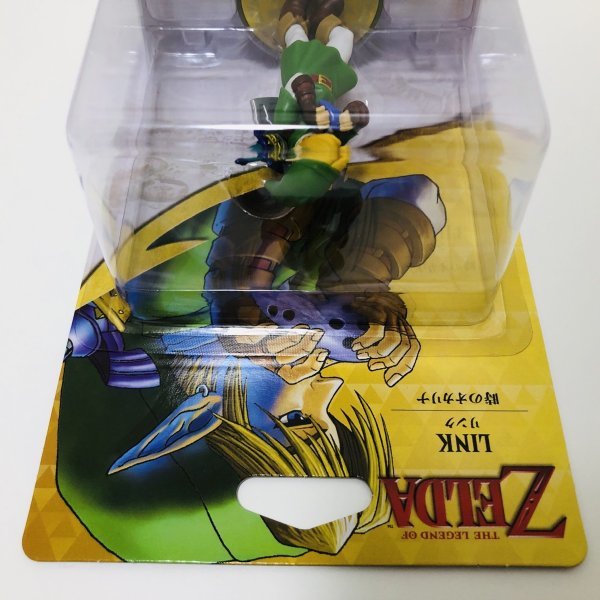 M5131 ●新品 未開封 即決●amiibo リンク (アミーボ ゼルダの伝説 時のオカリナ 大人) ●The Legend of Zelda: Ocarina of Time / Linkの画像4