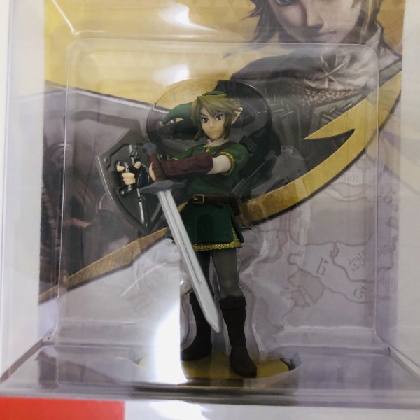 M5133 ●新品 未開封 即決●amiibo リンク (アミーボ ゼルダの伝説トワイライトプリンセス) The Legend of Zelda Twilight Princess / Link_画像2