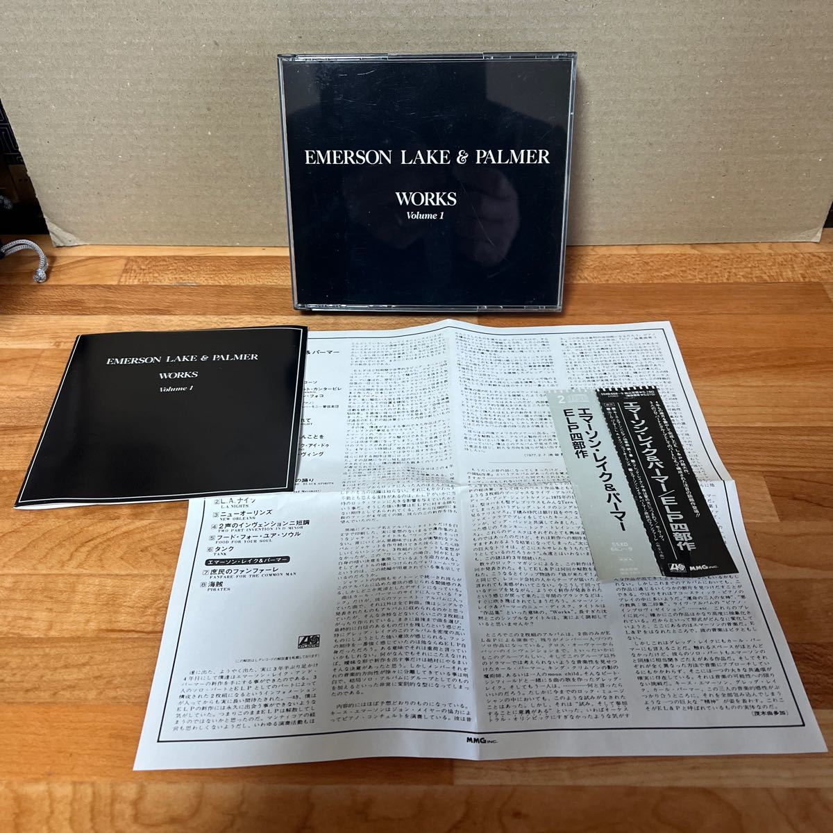 Works Volume１ ELP四部作／ELP Emerson Lake ＆ Palmer ２枚組 帯付_画像1