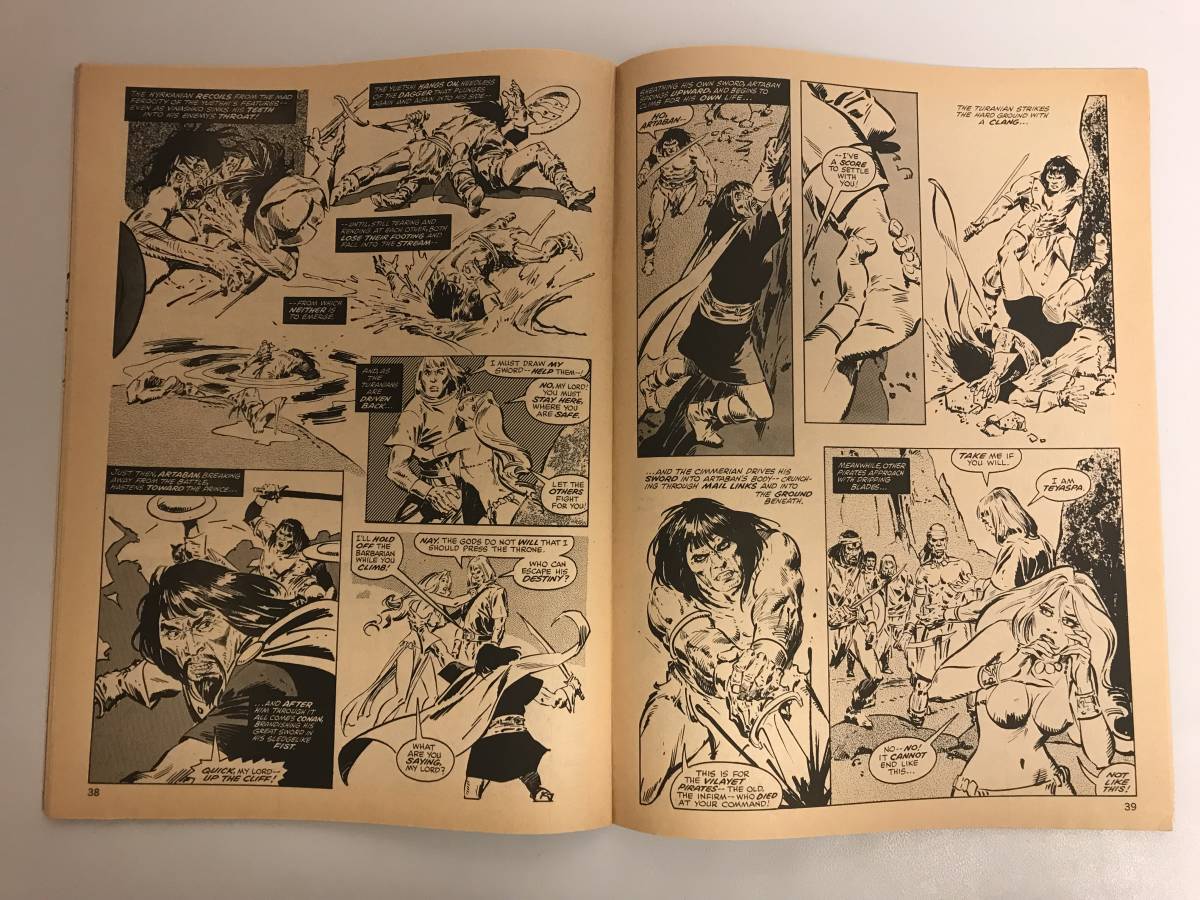 The Savage Sword of Conan the Barbarian 【コナン】(マーベル コミックス) Marvel Comics Vol. 1 No. 38 March 1979年 英語版 _画像8