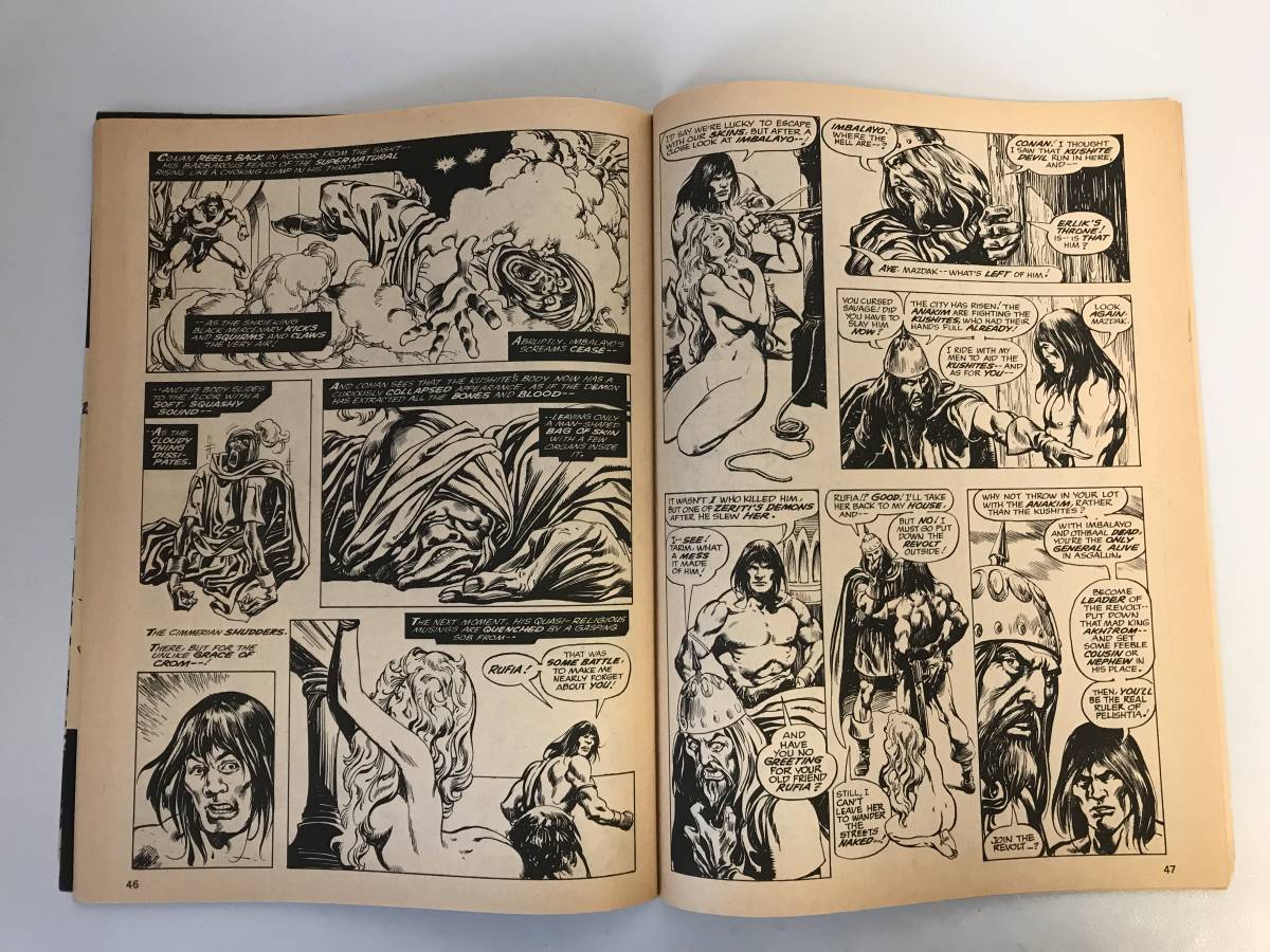 The Savage Sword of Conan the Barbarian 【コナン】(マーベル コミックス) Marvel Comics Vol. 1 No. 36 March 1978年 英語版 _画像8