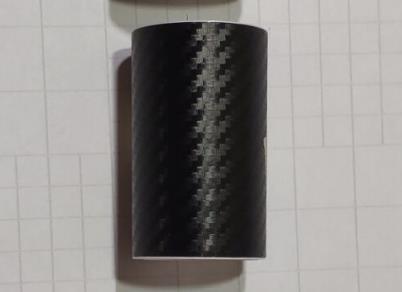 ３Dカーボンテープ　ブラック　５ｃｍ　５ｍ　炭素繊維柄　バンパー　プロテクター　カーラップ　フィルム　ステッカー_画像1