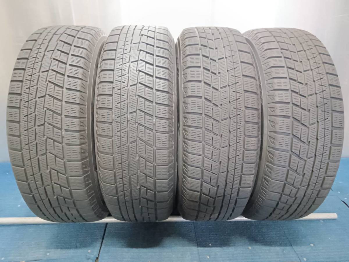 ★7.5-8分山★18.19.21年製★ ヨコハマiG60 195/65R15　トヨタ純正ナット用社外ホイール 15×6J +45 5H-100 スタッドレス プリウス等　A999_画像2