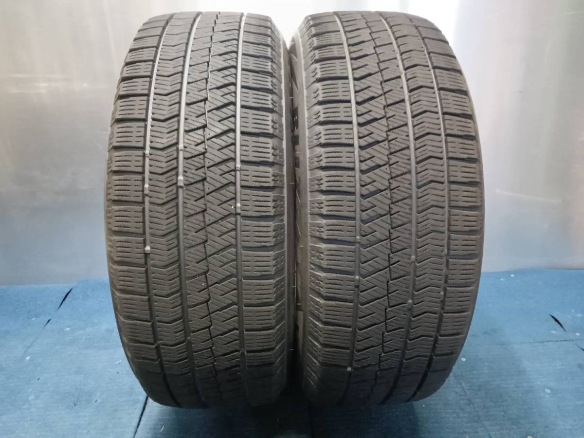 ★7-8分山★19年製★ ブリヂストンBLIZZAK VRX2 215/60R16　トヨタ クラウン純正 16×7J +50 5H-114.3 4本セット スタッドレス　A1023_画像9