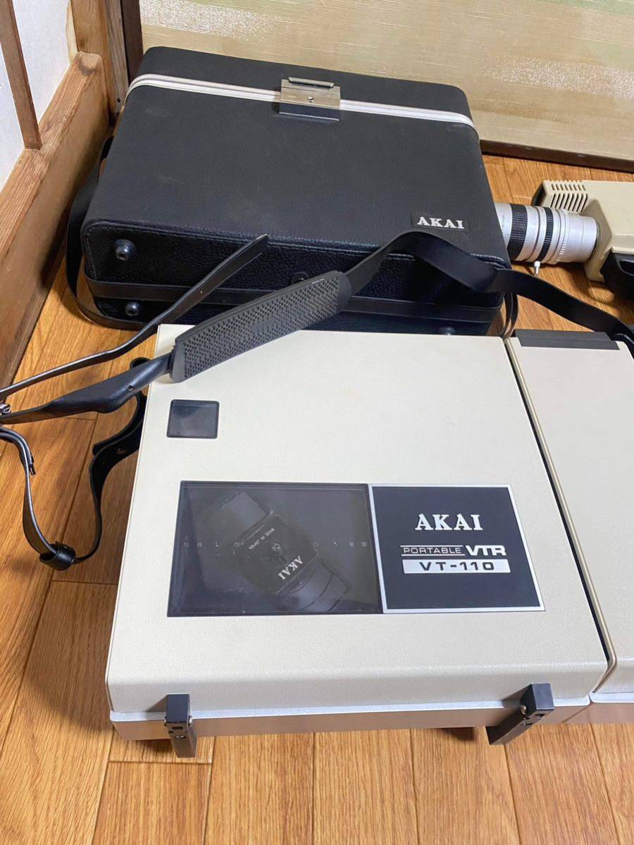 AKAI オープンリールビデオデッキ VT-110, AKAI PORTABLE CAMERA アカイ ポータブルカメラ まとめて売る_画像2