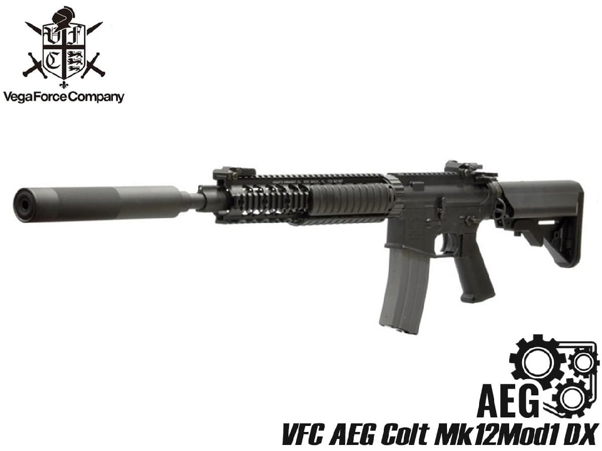 VF1-LMK12M1-BK81　VFC 電動ガン Colt Mk12Mod1 DX LMTストック/OPSサプレッサー付