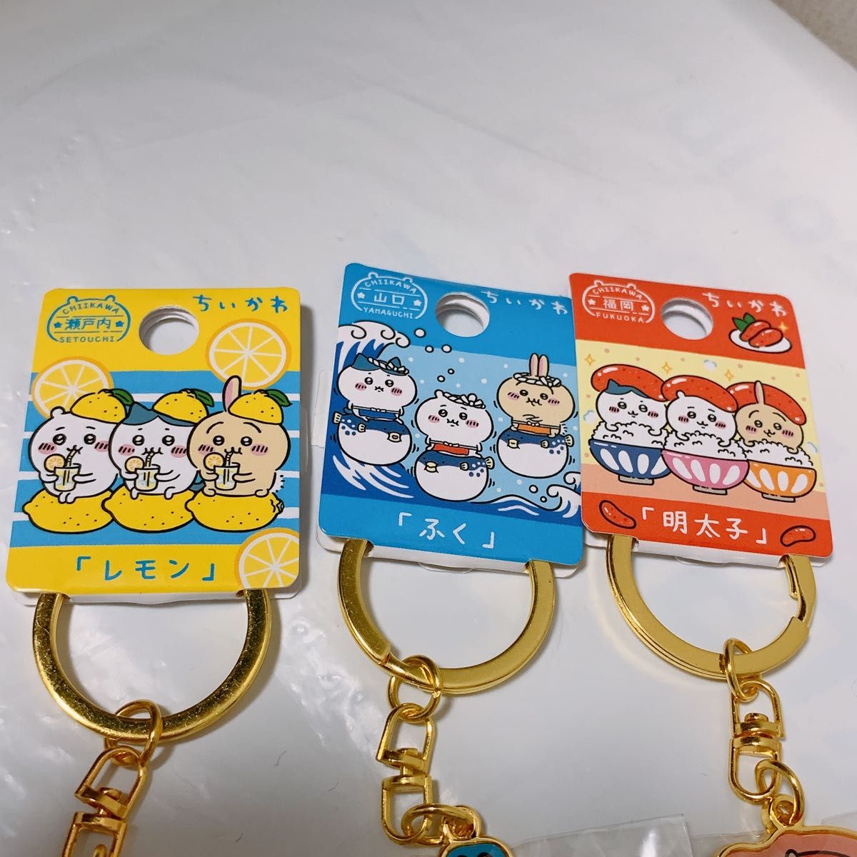 新品未開封】ちいかわ ご当地限定 キーホルダー うさぎ 3個 新品未開封】ちいかわ ご当地限定 キーホルダー うさぎ 3個
