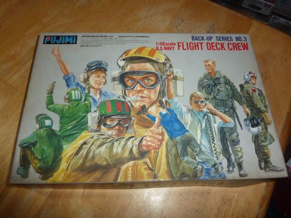 1/48 米海軍デッキクルー　フジミ　アメリカ海軍フライトデッキクルー_画像1