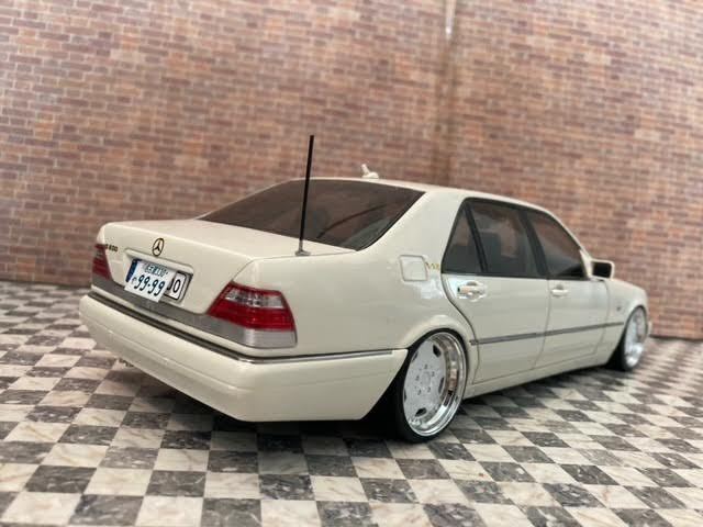 1/18 希少 メルセデスベンツ BENZ S600 W140 V12 白 AMGホイール 1/18 希少 メルセデスベンツ BENZ S600 W140 V12 白 AMGホイール