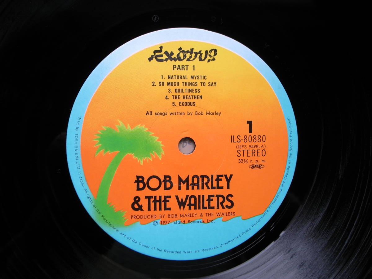 LPレコード　ボブ・マーリー＆ザ・ウェイラーズ/エクソダス　BOB MARLEY&THE WAILERS/EXODUS_画像8