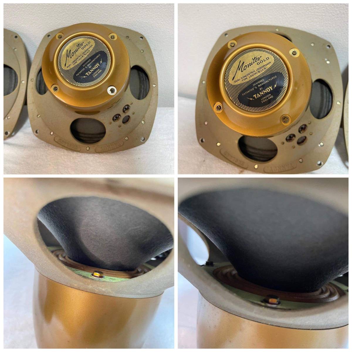 TANNOY タンノイMONITOR GOLD TYPE LSU/HF/III.LZ/8/U TANNOY タンノイMONITOR GOLD TYPE LSU/HF/III.LZ/8/U