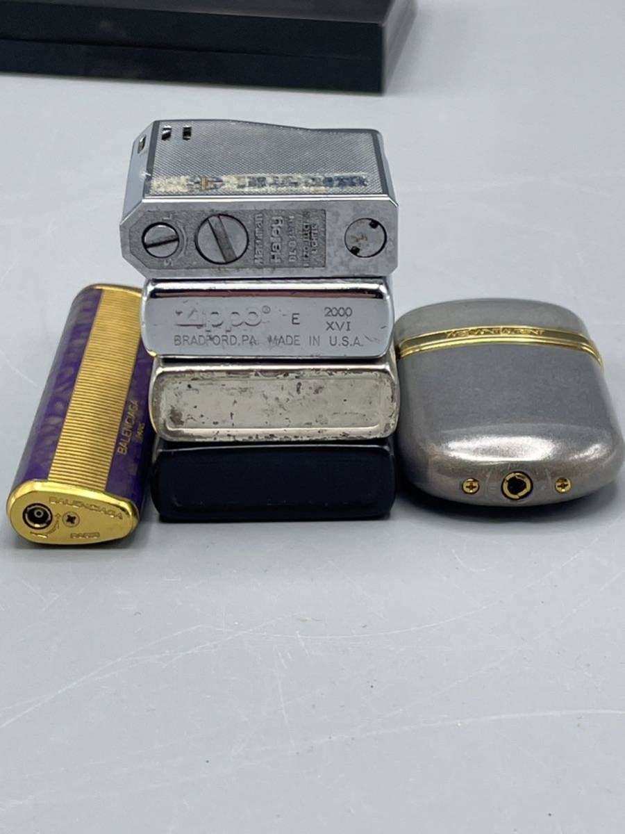 中古 着火未確認 オイルライター ガスライター ZIPPO/イブサンローラン/バレンシアガ/その他 喫煙具 まとめ売り 計6点_画像5