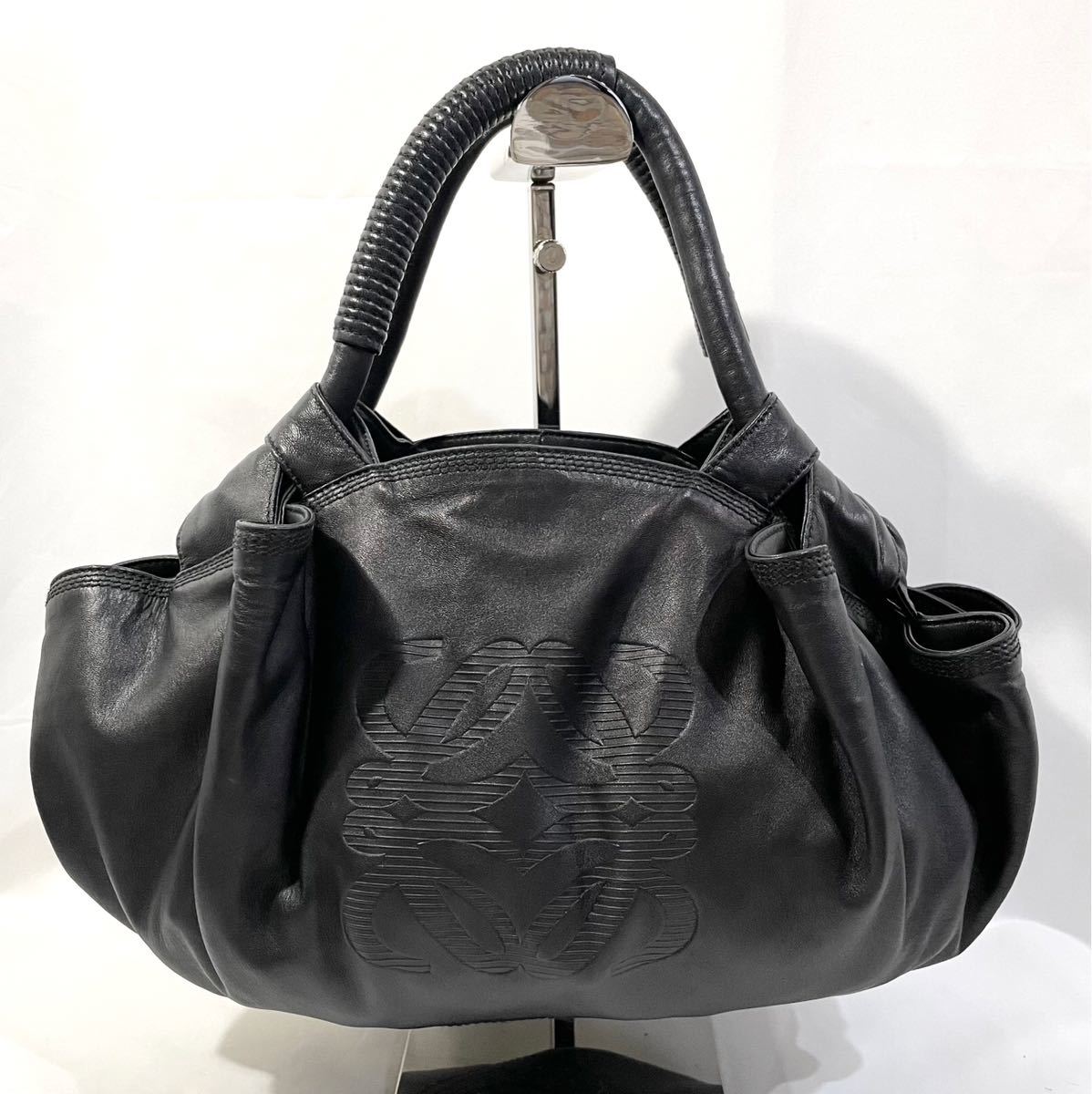 美品】 正規品 ロエベ LOEWE ハンドバッグ ナッパアイレ 美品】 正規品 ロエベ LOEWE ハンドバッグ ナッパアイレ