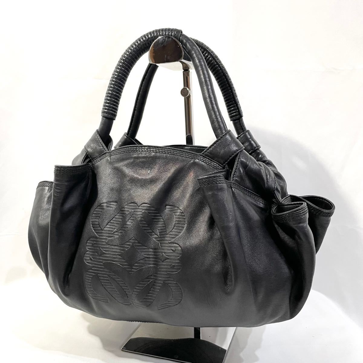 美品】 正規品 ロエベ LOEWE ハンドバッグ ナッパアイレ 美品】 正規品 ロエベ LOEWE ハンドバッグ ナッパアイレ