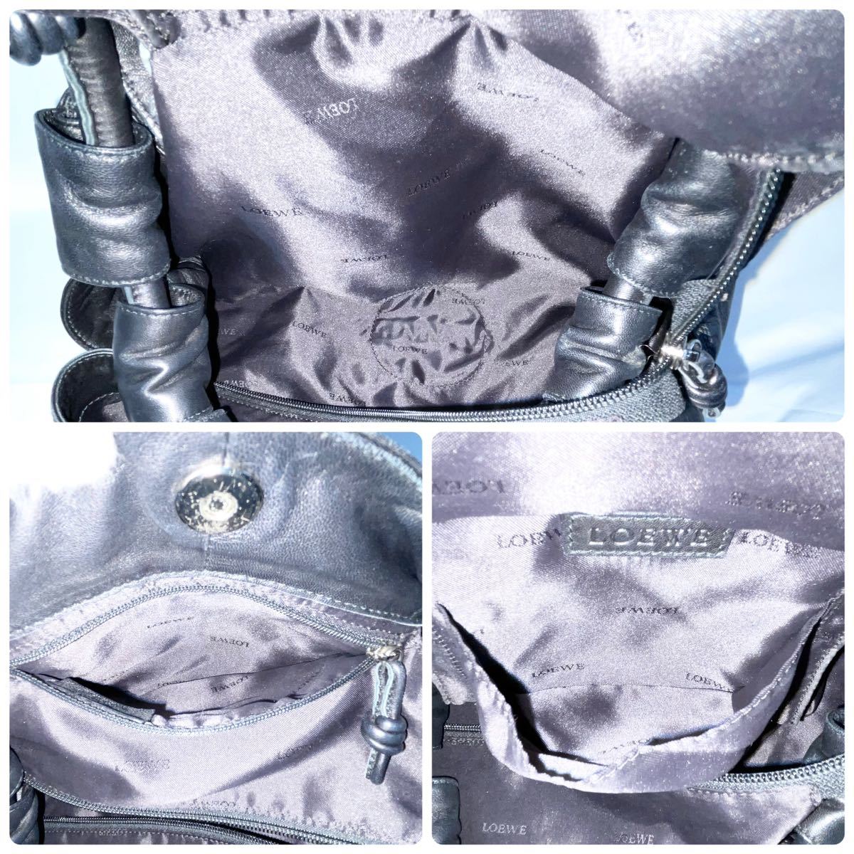 美品】 正規品 ロエベ LOEWE ハンドバッグ ナッパアイレ 美品】 正規品 ロエベ LOEWE ハンドバッグ ナッパアイレ