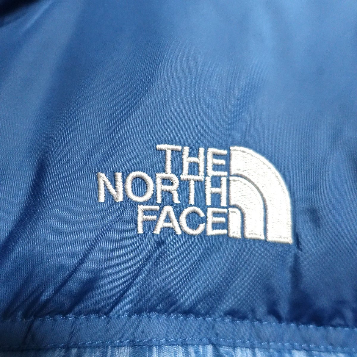 THE NORTH FACE ノースフェイス ヌプシ ダウン ジャケット 700FP レディース Mサイズ 正規品 ネイビー ブルー Z1870_画像4