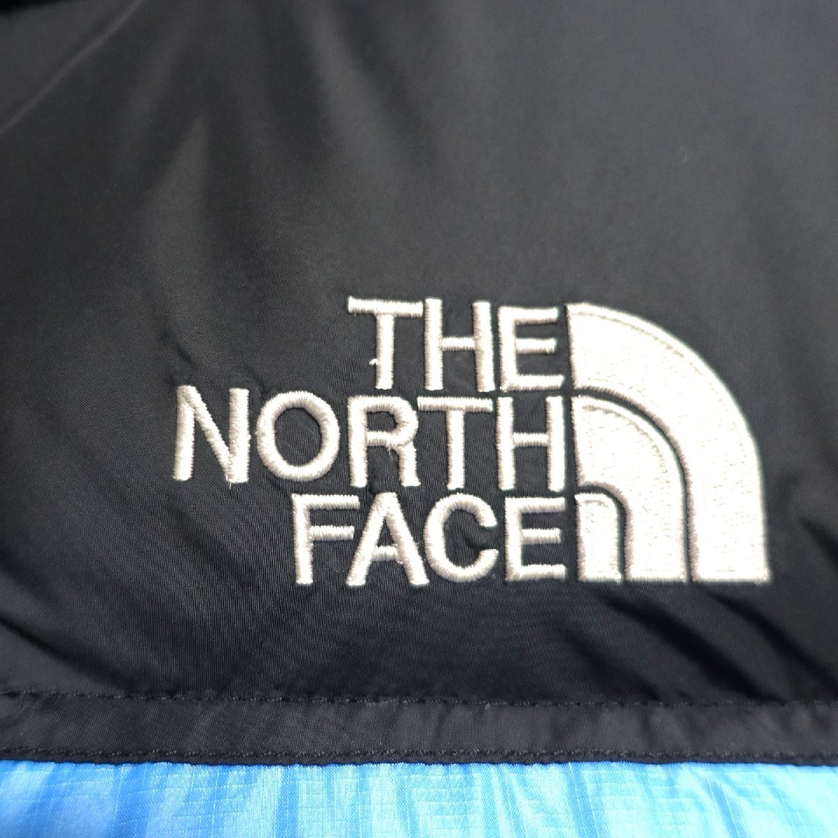 THE NORTH FACE ノースフェイス ヌプシ ダウン ベスト 700FP メンズ Sサイズ 正規品 ブルー Z1889_画像4