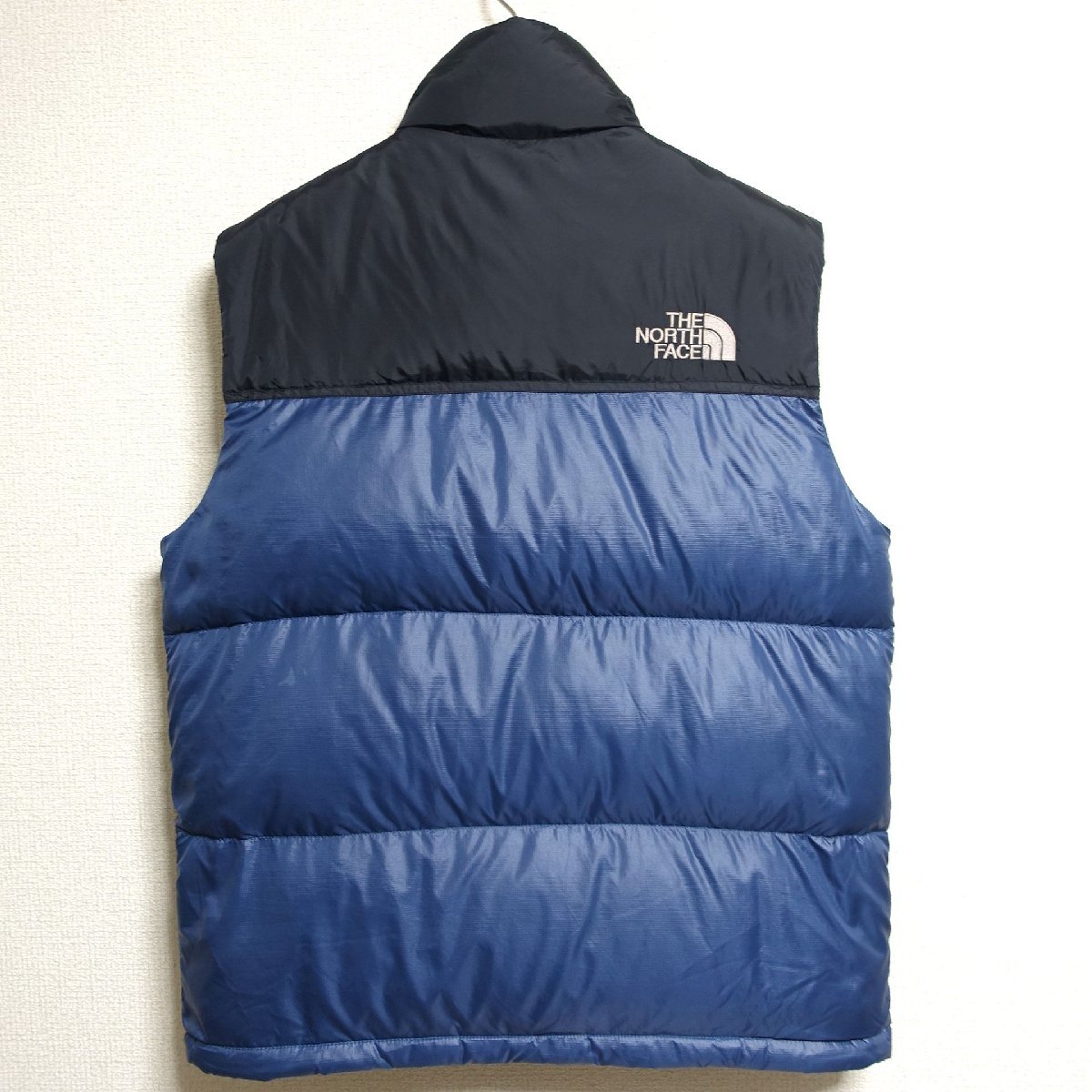 THE NORTH FACE ノースフェイス ヌプシ ダウン ベスト 700FP メンズ Mサイズ 正規品 ブルー Z1929_画像2