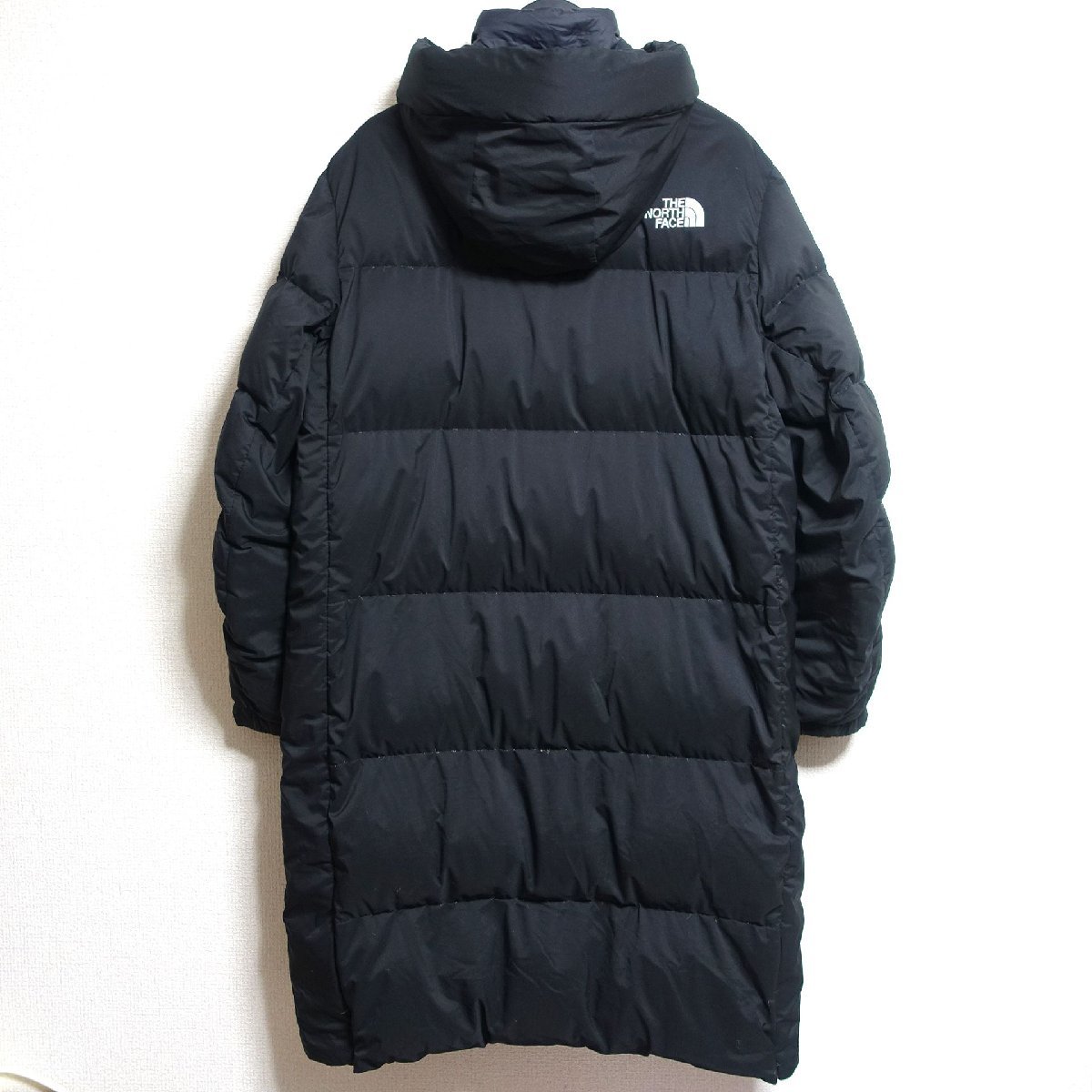 THE NORTH FACE ノースフェイス ドライベント ダウンコート ロング ダウンジャケット メンズ 2XLサイズ 正規品 ブラック Z2033_画像2