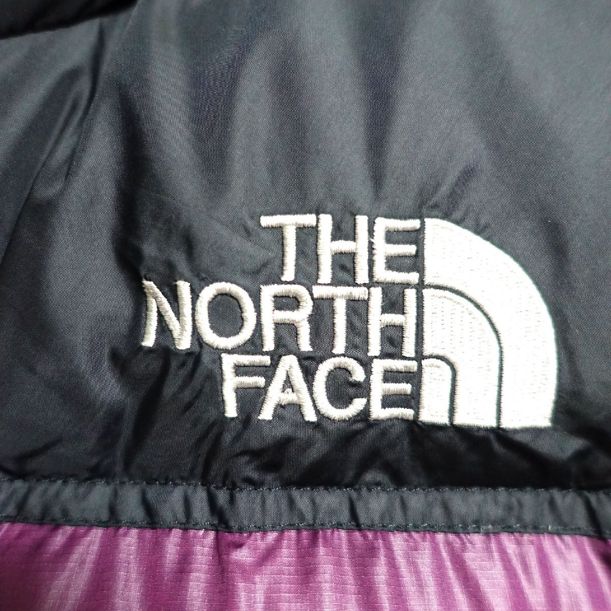 THE NORTH FACE ノースフェイス ヌプシ ダウンジャケット 700FP メンズ XSサイズ 正規品 パープル Z2051_画像4