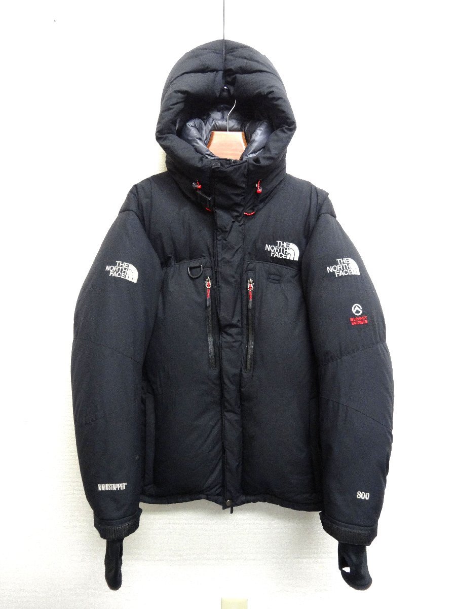 THE NORTH FACE ノースフェイス サミットシリーズ ヒマラヤン パーカ ダウンジャケット 800FP メンズ Mサイズ 正規品 ブラック D5066_画像1