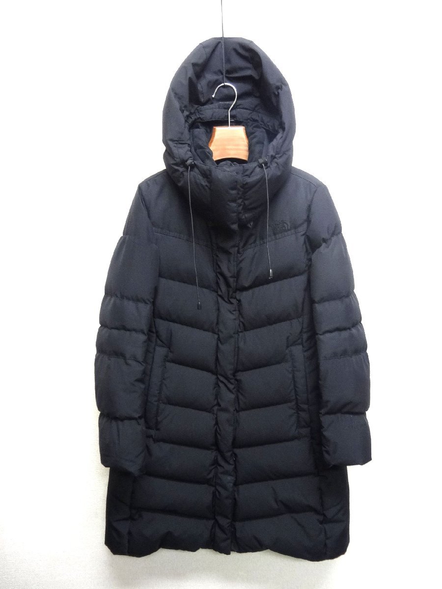 THE NORTH FACE ノースフェイス ウインドストッパー ダウンコート レディース XLサイズ 正規品 ブラック D5444_画像1