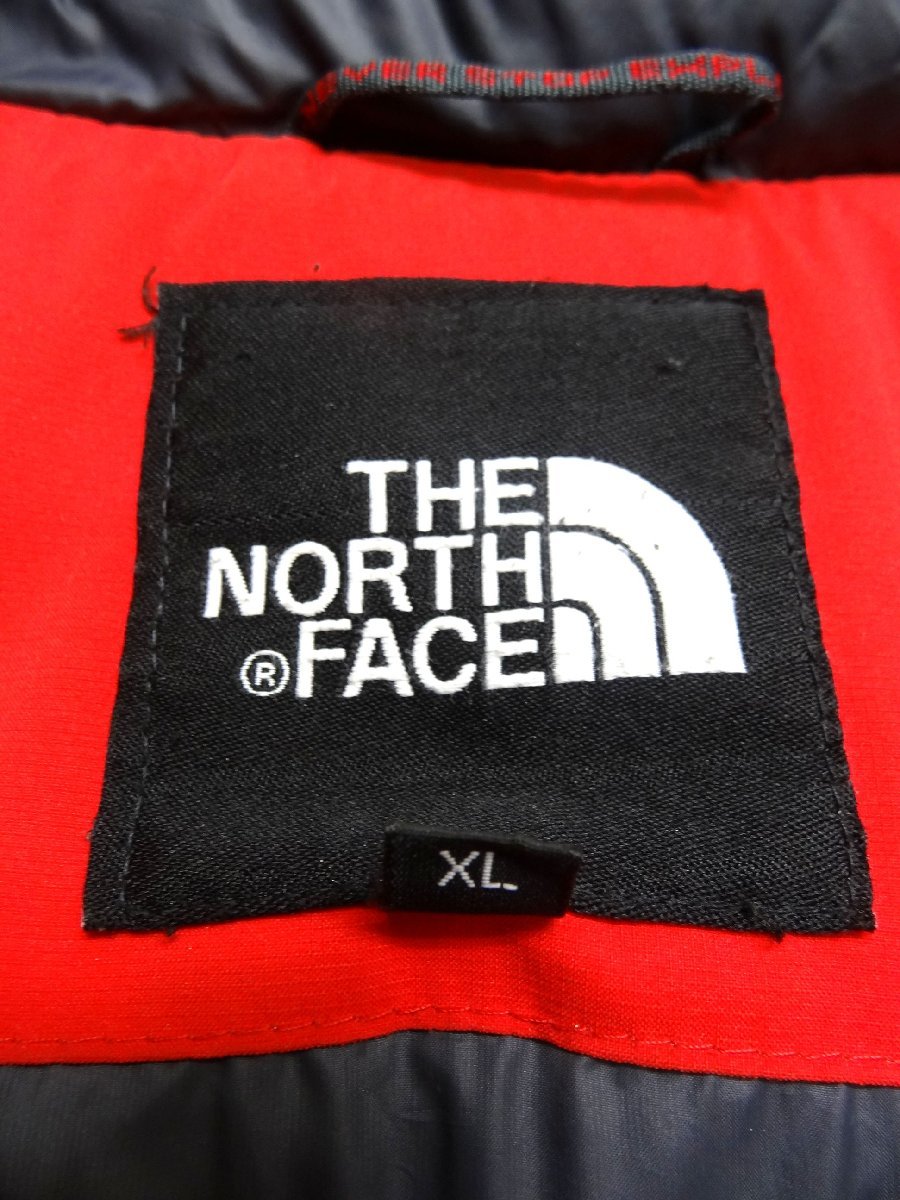 THE NORTH FACE ノースフェイス ハイベント バルトロ プリズム ダウンジャケット メンズ XLサイズ 正規品 レッド D5604_画像6