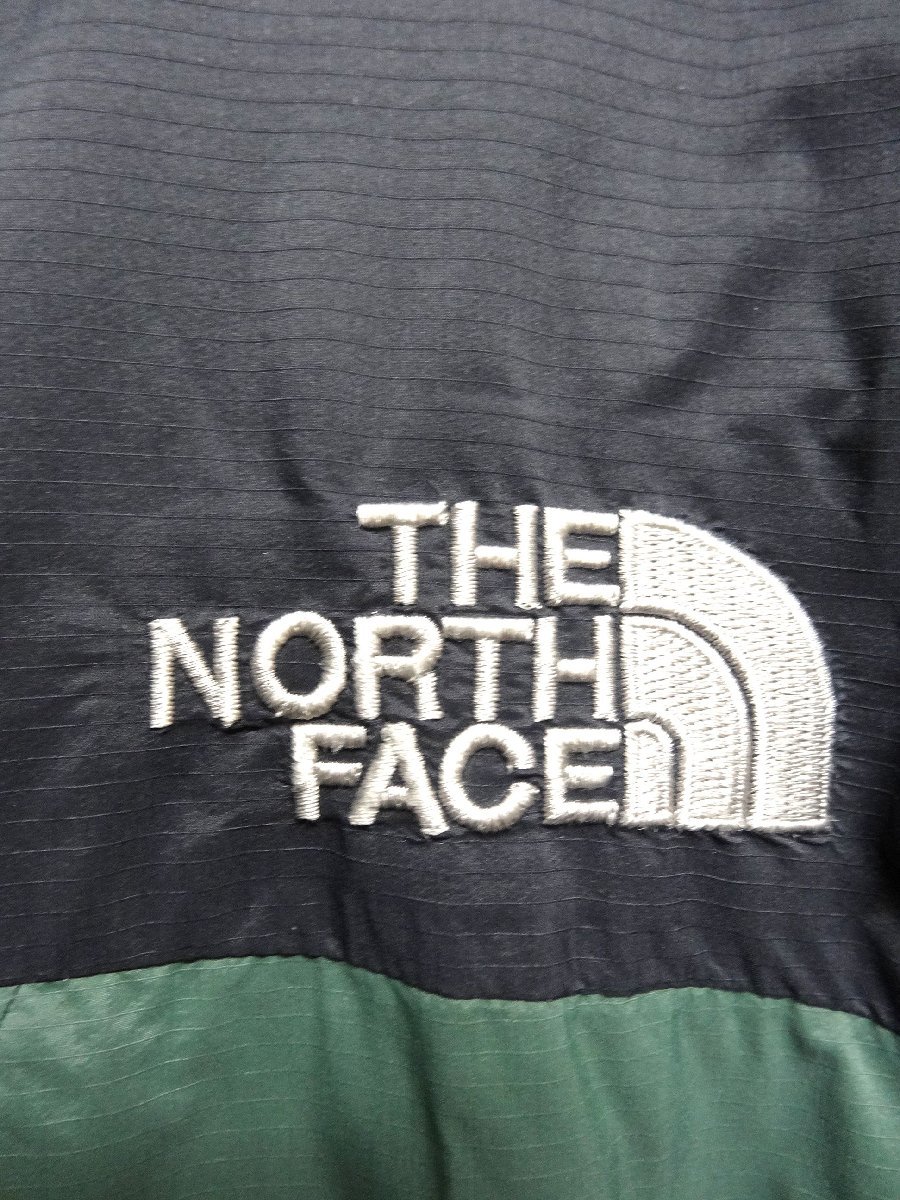 THE NORTH FACE ノースフェイス ハイベント ダウンコート ロング ダウンジャケット メンズ XLサイズ 正規品 グリーン D5658_画像4