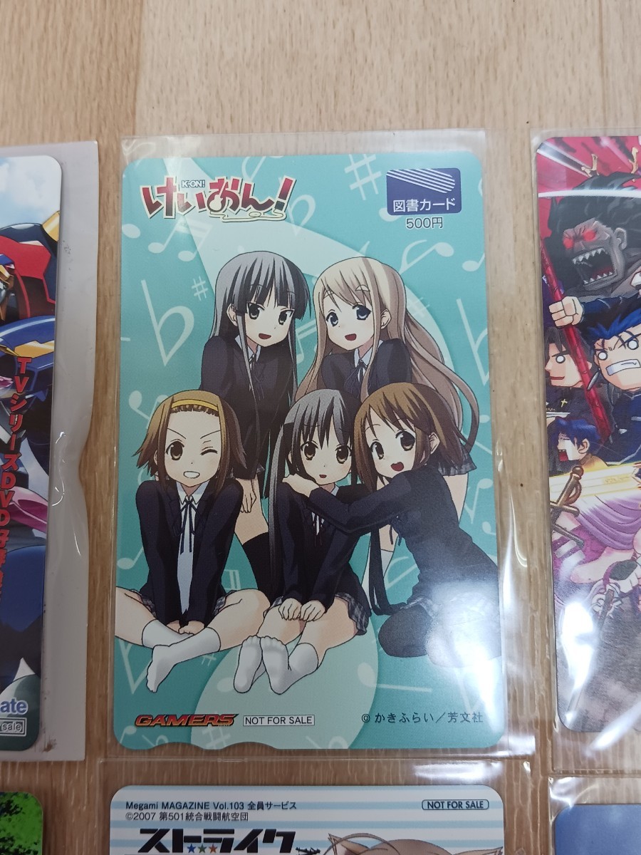【未使用】　テレカ　テレホンカード　ゴーダンナー　けいおん!　サクラ大戦　ストライクウィッチーズ他　50度数　6枚　3,000円分_画像3