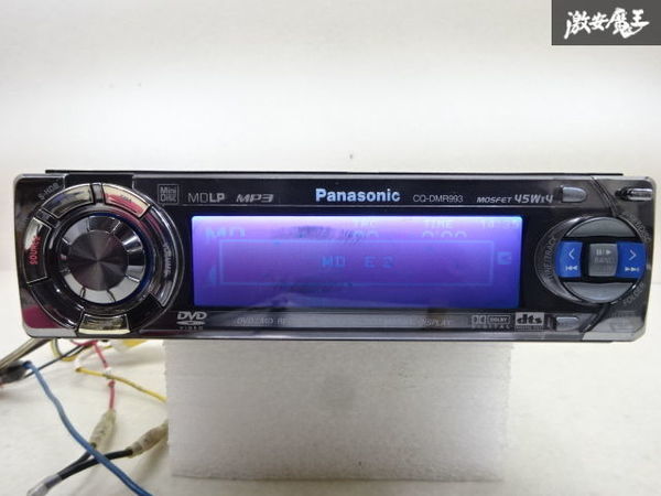 Panasonic パナソニック 1DIN DVD プレーヤー CQ-DMR993 リモコン付き CD DVD 再生 音出し OK 即納 訳有品 在庫有 棚A-1-3の画像4