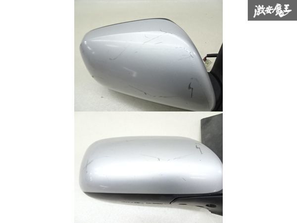 [ operation OK] Toyota original ZNE10G ZNE14G Wish door mirror electric storage 5 pin right right side driver`s seat side MURAKAMI 7672 silver group immediate payment shelves 13-2