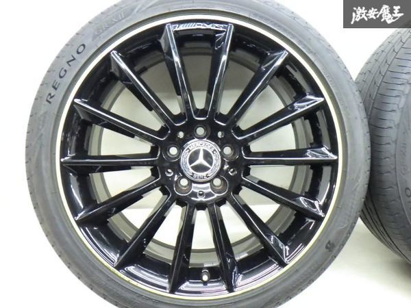 ●ベンツ 純正 W176 W177 Aクラス AMG 19インチ 7.5J +49 PCD112 5H BRIDGESTONE REGNO GR-X2 225/40R19 2023年製 4本 棚M-1_画像2