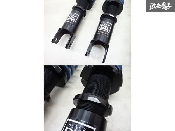 [ excellent level!] Aimgain ND5RC ND Roadster BLACK DAMPER Full Tap shock absorber rom and rear (before and after) pillow upper F: Swift 10K springs attaching shelves I-3