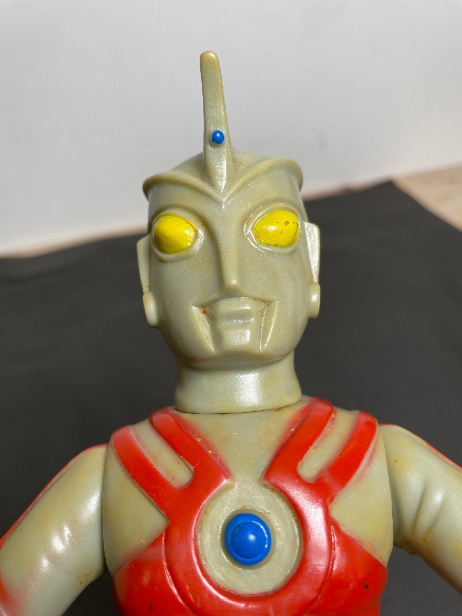 【長期保管品】ウルトラマンA ウルトラマンエース ソフビ 円谷プロ ブルマァクウルトラシリーズ 昭和レトロ フィギュア 当時物_画像6