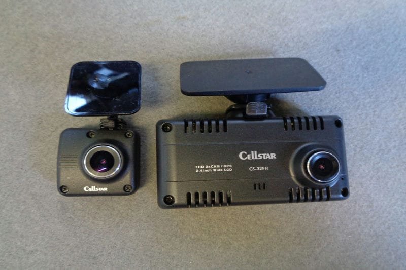 CELLSTAR セルスター ドライブレコーダー 前後カメラ FullHD 安全運転支援 タッチパネル 24V対応 30fps ドラレコ CS-32FH B05624-GYA60_画像2