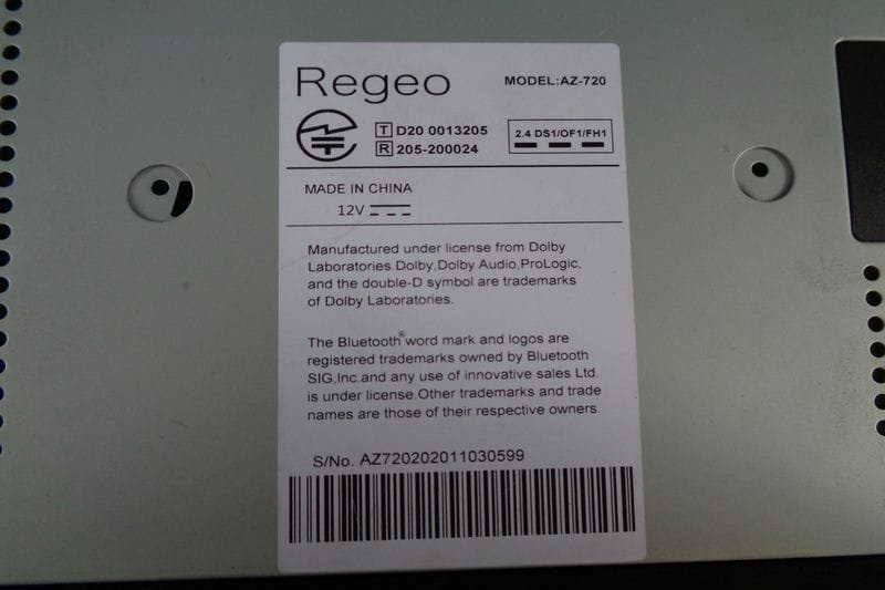 REGEO メモリーナビ 地図2020年 TV DVD Bluetooth USB カーナビ 2×2フルセグチューナー 7インチ 解像度 1024×600 AZ-720 B05640-GYA80_画像10
