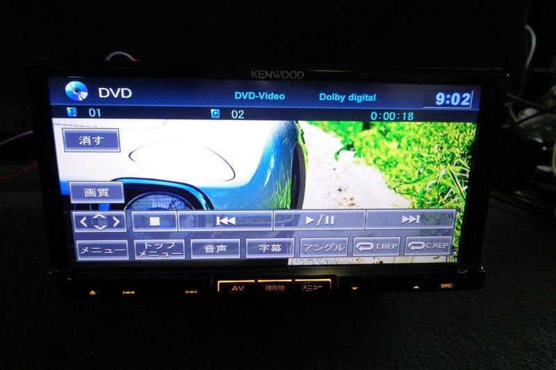 KENWOOD ケンウッド 大人気 彩速ナビ シリーズ メモリーナビ Bluetooth DVD フルセグTV USB iPod RCA カーナビ MDV-727DT B05697-GYA80_画像4