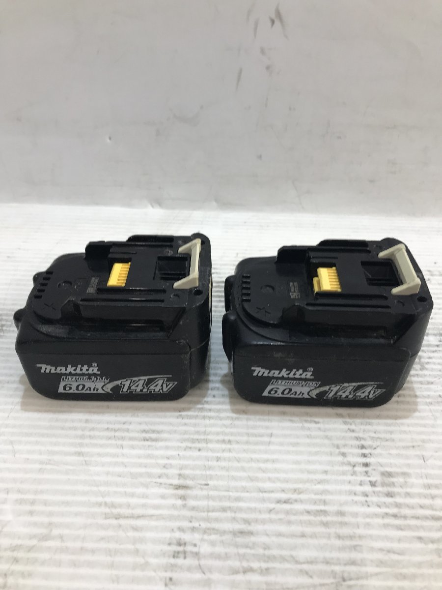 【中古品】makita 14.4v6.0Ahリチウムイオンバッテリー残量表示付 BL1460B 2個セット/IT5VQ6UR7XDC_画像4