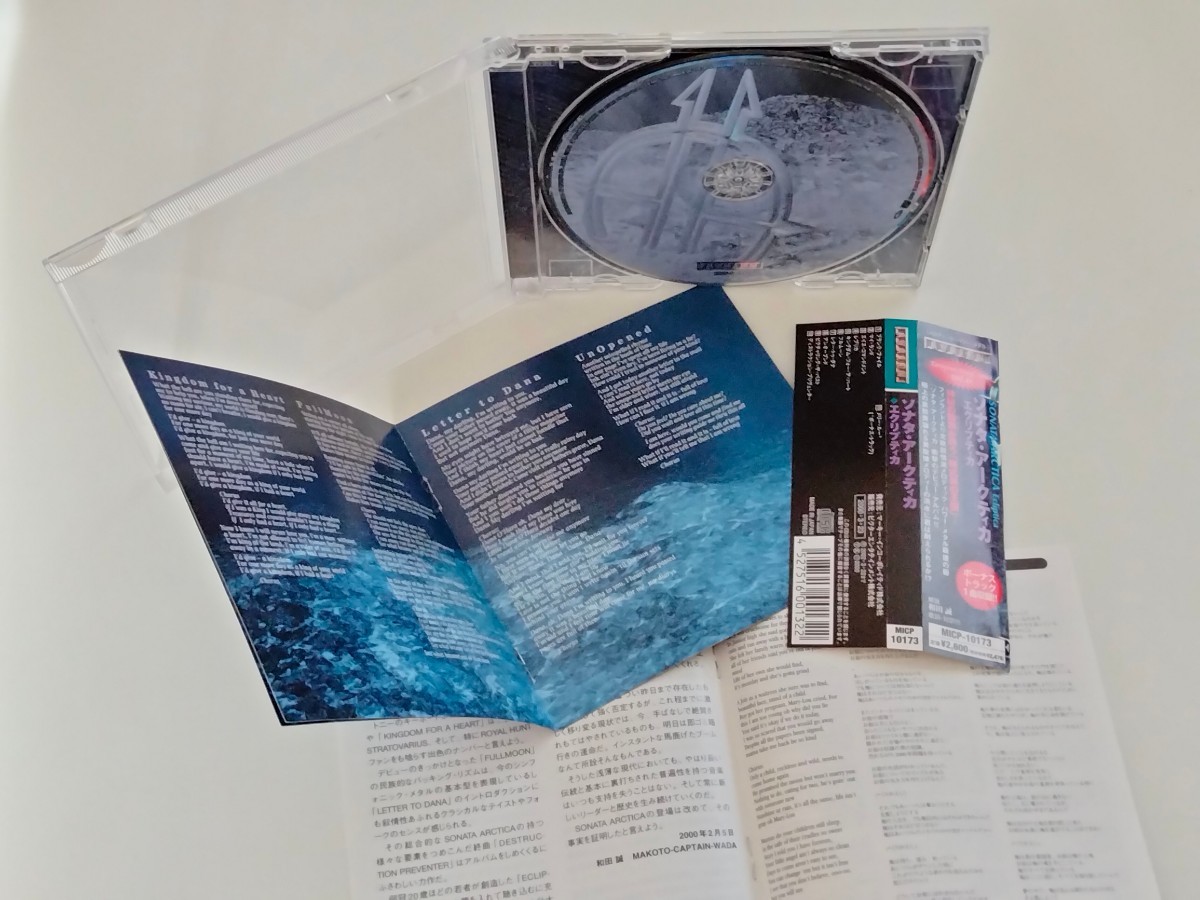 ソナタ・アークティカ SONATA ARCTICA / ECLIPTICA 帯付CD MICP10173 2000年1st名盤,ボートラ追加,フィンランドメロパワ,北欧叙情派美旋律_画像4