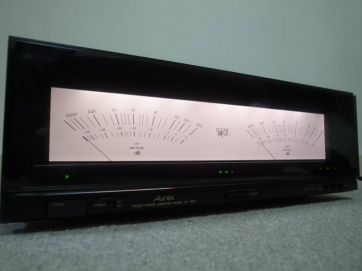 [ historical name name machine / speciality shop .. maintenance goods ]Aurex SC-Λ90F ultimate beautiful goods power amplifier degree . confident equipped on this occasion certainly!